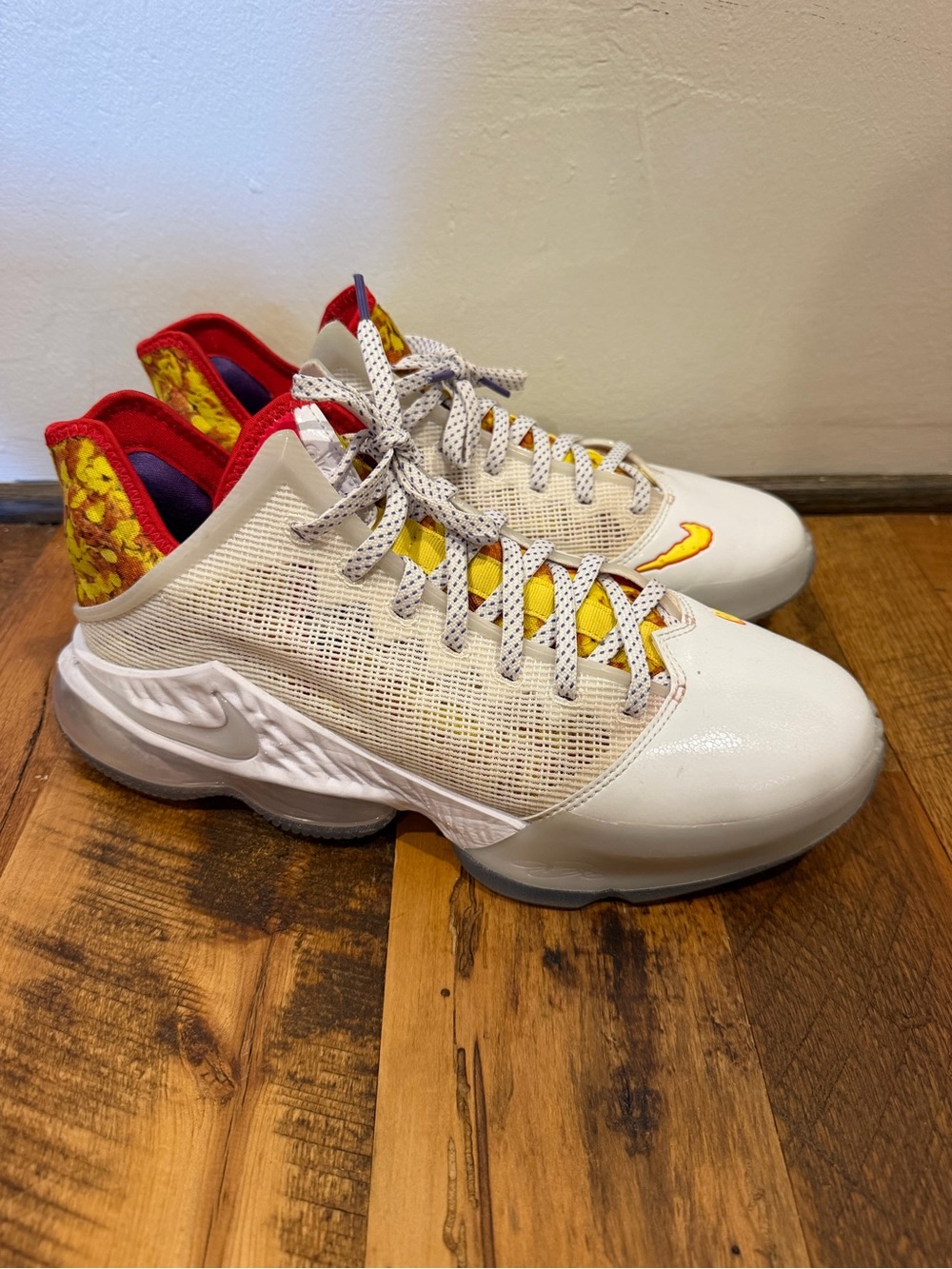 Size 11.5 - Nike Flintstone x LeBron 19 Low Magic Fruity Pebbles Basketball Shoe